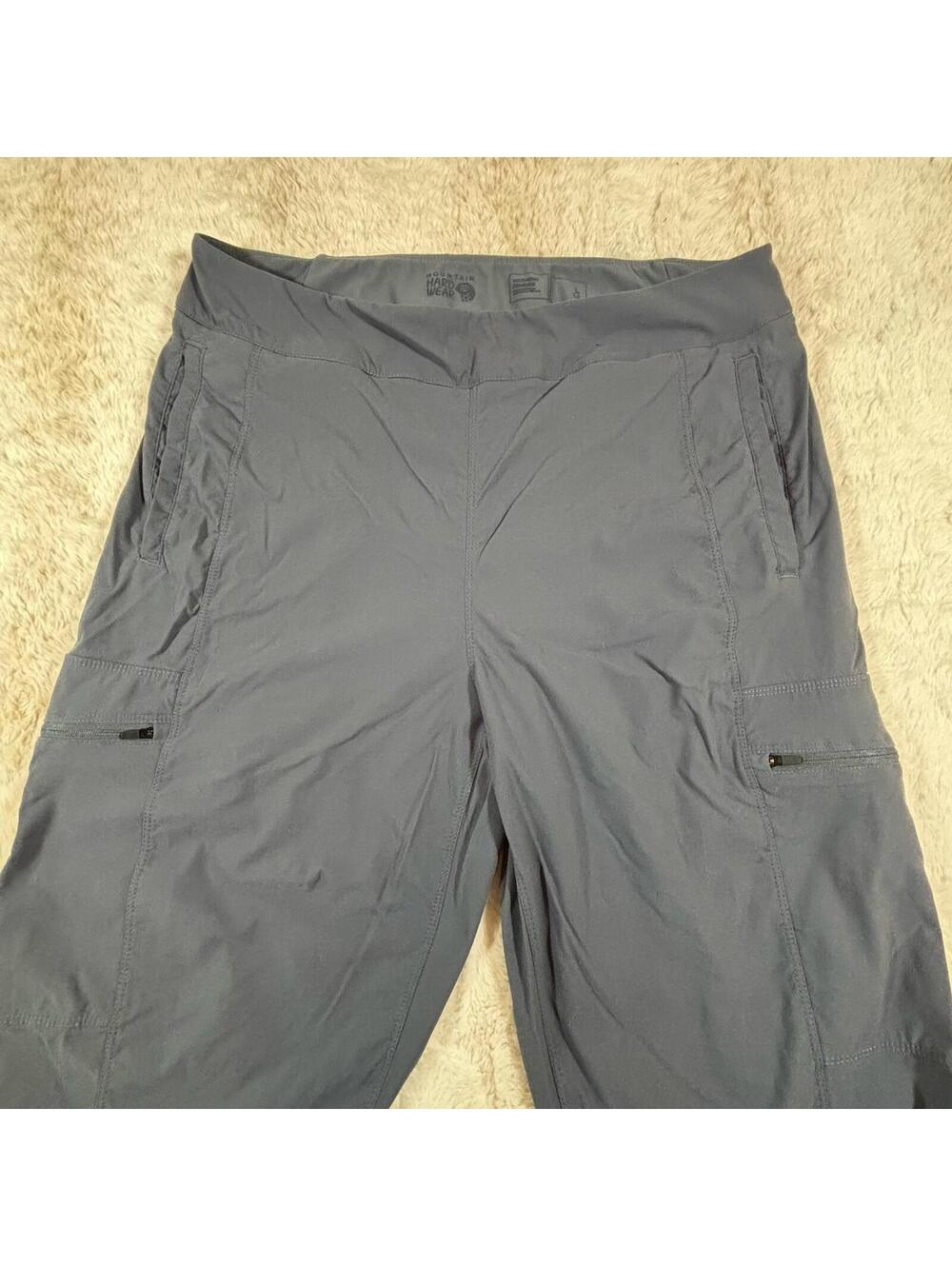 Mountain Hardwear Gray Hiking Jogger Pants Womens Size LG Stretch